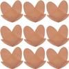 LZbeove 200pcs Truffle Wrappers Chocolate Paper Divider Holder, Kraft Paper Cardboard Holder Chocolate Tray Dessert Box Compartment Tray Candy Cups Wrappers (Brown-200pcs) view 1