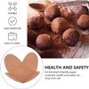 LZbeove 200pcs Truffle Wrappers Chocolate Paper Divider Holder, Kraft Paper Cardboard Holder Chocolate Tray Dessert Box Compartment Tray Candy Cups Wrappers (Brown-200pcs) view 3