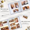 potricher Large Photo Album Self Adhesive 4x6 5x7 8x10 Pictures Linen Cover 80 Blank Pages Magnetic DIY Scrapbook Albums with A Metallic Pen (Orange) view 3