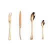 16 Piece Rose Gold Silverware Set for 4 Durable Stainless Steel Flatware Sets Kitchen Cutlery Utensil Include Knife Fork Spoon Teaspoon view 1