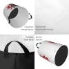 Baseball Laundry Hamper with White Background, Sports Dirty Clothes Baskets Foldable Clothes Toys Storage Organizer for Sports Boys Teens Bedroom 19.6 x 15.7 Inch view 4