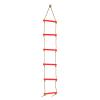 Alvinlite Plastic Six-Section Climbing Rope Ladder for Kids,Hanging Ladder for Swing Set-Tree Ladder Toy for Children,Climbing Ladder Fitness Toy Exercise Equipment (Red) Climbing view 1