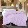100% Organic Cotton 3 Pieces Comforter Sets Hotel Quality 400 GSM 800TC (1pc Comforter Box Stitch & 2pc Pillow Shams) (Lilac Solid Twin XL Size(68"X92") Inch, view 1