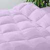 100% Organic Cotton 3 Pieces Comforter Sets Hotel Quality 400 GSM 800TC (1pc Comforter Box Stitch & 2pc Pillow Shams) (Lilac Solid Twin XL Size(68"X92") Inch, view 3