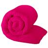 100% Organic Cotton 3 Pieces Comforter Sets Hotel Quality 400 GSM 800TC (1pc Comforter Box Stitch & 2pc Pillow Shams) (Hot Pink Solid Full Size(82"X86") Inch, view 3