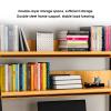 GUODDM 2 Tier Multipurpose Countertop Hutch Bookshelf - Adjustable Storage Display Shelf Organizer Rack, Ladder Bookcase for Computer Desktop, for Home Dorm Office Supplies view 4