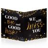 HOMANGA Giant Farewell Greeting Card, 13.8 x 21.6 Inch Good Luck Office Signature Card, We Will Miss You Goodbye Card, Large Going Away Card for Colleague, Retirement, Going Away Gift for Coworker Men view 1