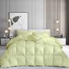 100% Organic Cotton 3 Pieces Comforter Sets Hotel Quality 400 GSM 800TC (1pc Comforter Box Stitch & 2pc Pillow Shams) (Ivory Solid California King Size(96"X102") Inch, view 1