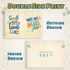 HOMANGA Jumbo Farewell Greeting Card, 13.8 x 21.6 Inch Good Luck Office Signature Card, We Will Miss You Goodbye Card, Large Going Away Card for Colleague, Retirement, Going Away Gift for Coworker Men view 3