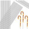 Zopeal 200 Pcs Acrylic Lollipop Sticks Clear Cake Pops Rods Cake Topper Candy Cupcake Treat Stick for Wedding Chocolate Cookie Dessert Handmade DIY Crafts Party Decor Gardening(12 x 0.16 Inches,Clear) view 1