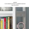 GUODDM 2tier Desktop Bookshelf for Computer Desk - Adjustable Countertop Hutch Bookshelf, Steel Frame Ladder Countertop Hutch Bookcase Organizer Shelf, Home Office Storage Display Rack view 4