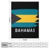 Bahamas Flag Cooling Blanket Soft and Breathable-Perfectly Textured for Sofa Bed Lightweight Keep Warm Camping 60"x80" view 2
