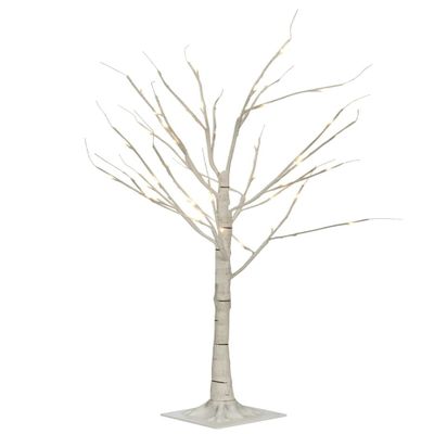 Birch Tree on Metal Base for Indoor and Outdoor 47
