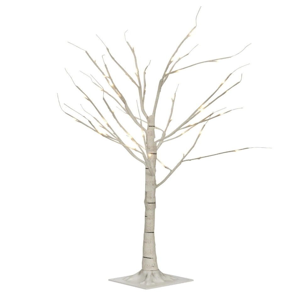 Birch Tree on Metal Base for Indoor and Outdoor 47