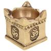Brass Tulsi Plant Diya, Oil Lamp for Pooja, Ideal Home Decor Gift, Diya for Pooja by Indian Collectible view 1