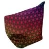 Stylish Rainbow Bean Bag Chair Size 86" H x 27" W x 43" D, Locking Zipper Construction Super Light Lounger |All Seasons Cute Print, Removeable Cover, Durable Thick Plush Refillable, Contemporary Look view 2