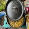 12 Qt. Seasoned Cast Iron Dutch Oven with Cast Iron Lid,Black view 4