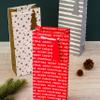Hallmark Christmas Bottle Bag, Pack of 3, Red, Silver and Gold view 2