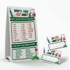 What's Your Golf Name Game, 1 Golf Theme Sign and 50 Name Tag Stickers, Baby Shower game cards, Birthday Game and Adult Parties, Activity Game for Office or Class | PTK025L view 1