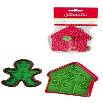 2 Piece Ginger Bread Man and House Cookie Cutter