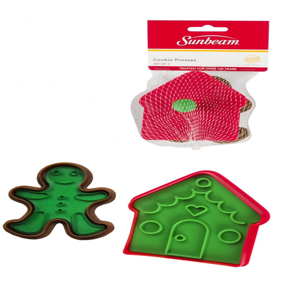 2 Piece Ginger Bread Man and House Cookie Cutter