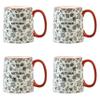 10 Strawberry Street Hello Autumn Bella Mug, Set of 4 - Blue view 1