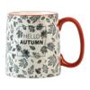 10 Strawberry Street Hello Autumn Bella Mug, Set of 4 - Blue view 2