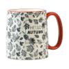 10 Strawberry Street Hello Autumn Bella Mug, Set of 4 - Blue view 3
