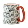 10 Strawberry Street Hello Autumn Bella Mug, Set of 4 - Blue view 4