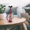 BTIHCEUOT Unicycle Model, Mini Unicycle Ornament One Wheel Bike Model Beautiful Textured for Tables Bookshelves Decoration view 2