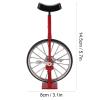 BTIHCEUOT Unicycle Model, Mini Unicycle Ornament One Wheel Bike Model Beautiful Textured for Tables Bookshelves Decoration view 4