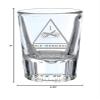 7.62 Design U.S. Army 1st Amored Division Deep Etched 1.5 oz. Shot Glass view 4