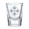 7.62 Design U.S. Army 4th Infantry Division Deep Etched 1.5 oz. Shot Glass view 1