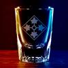 7.62 Design U.S. Army 4th Infantry Division Deep Etched 1.5 oz. Shot Glass view 3