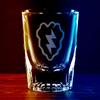 7.62 Design U.S. Army 25th Infantry Division Deep Etched 1.5 oz. Shot Glass view 3