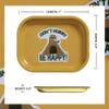 Premium Metal Tray Decorative Tray with PVC Soft Magnetic Lid, Funny and Cute Sloth Gift, Perfect Storage for Home or On-The-Go, 7'' X 5.5'' view 4