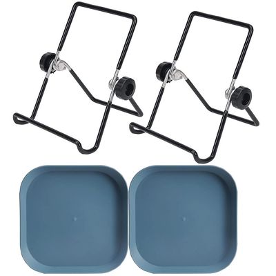 TONGNENGLIU Stainless Steel Sprouting Stands, Tray,For Wide And Regular Canning Jars Holder,For Make Sprouts, Broccoli, Lentil Seeds,Also Used To Phone Tablet Stand (A-2Pcs Small)