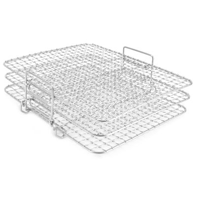 Alvinlite Dehydrator Stand, 3Tier Cooling Rack Set Stainless Steel Baking Roasting Cooking Rack for Home Kitchen (3Tier) air