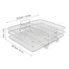 Alvinlite Dehydrator Stand, 3Tier Cooling Rack Set Stainless Steel Baking Roasting Cooking Rack for Home Kitchen (3Tier) air view 4