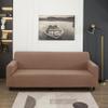 3 Pcs Sofa Cover Set, for Couch Sofa, Loveseat, Armchair, for 1 2 3 Seater Slipcover, Checks Jacquard Velvet Furniture Covers for Sofa and Loveseat (Camel, 3Pcs(Sofa+Loveseat+Armchair)) view 3