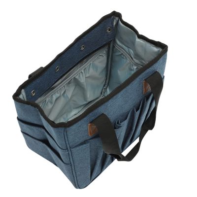 Ciieeo Knitting Tool Tote Bag Capacity Yarn Storage Organizer Easy Access for Crochet Hooks and Accessories Bag for Knitting and Crocheting for Home Organization