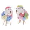 GANAZONO Lamb Decor Sheep Figurine Felted Wool Animals Desktop Decoration Craft Ornament view 1