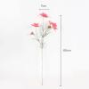 2 Pcs Artificial Flowers Plants Coreopsis Silk Flower Arrangements Wedding Bouquets Decorations Plastic Floral Table Centerpieces for Home Kitchen Garden Party Decor Approx 23.6'' High - Deep Powder view 2