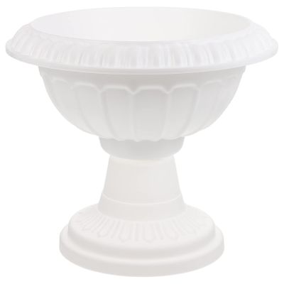 Happyyami Elegant Roman Column Flowerpot Thick Plastic for Planting Flowers at Home