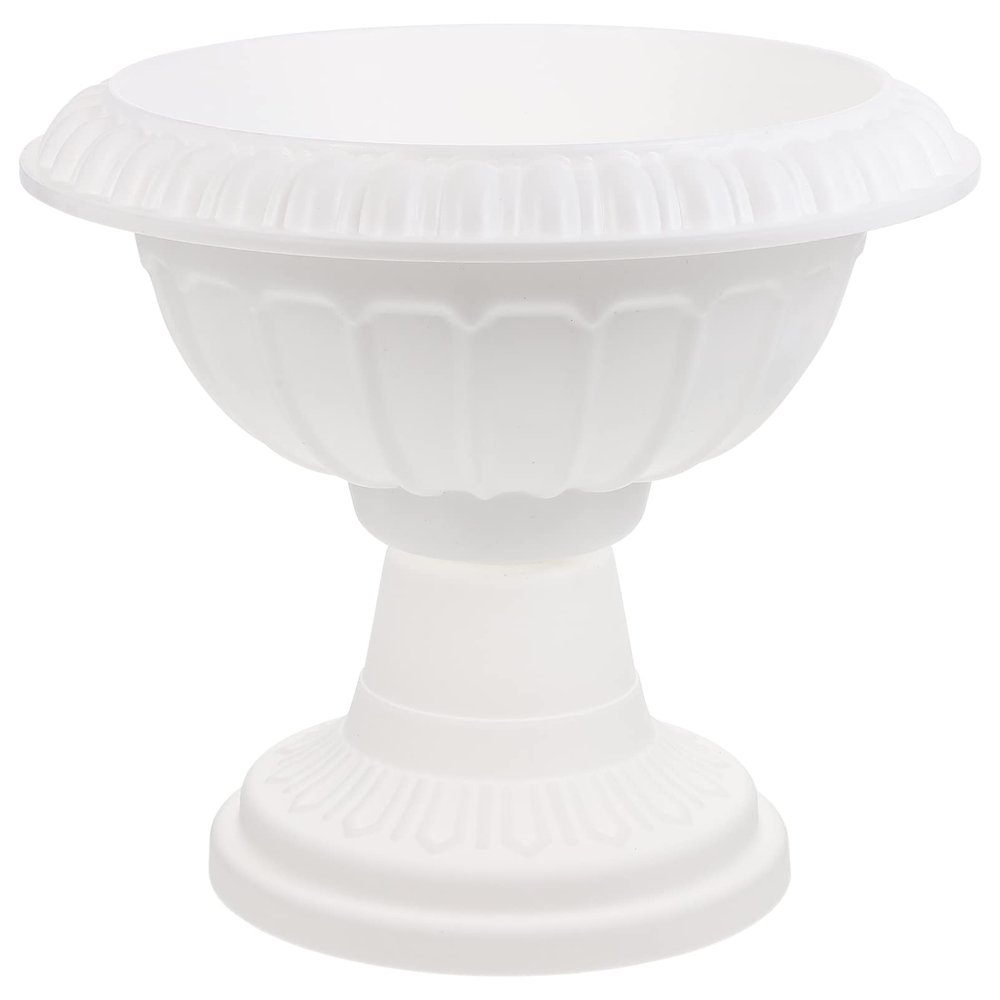 Happyyami Elegant Roman Column Flowerpot Thick Plastic for Planting Flowers at Home