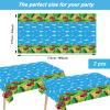 98 PCS Golf Party Plates and Supplies Sets for 24 Guests, Wonderful Golf Birthday Party Decorations Favors and Sport Tablewares with Napkins, Tablecloths, Forks by Wiooffen view 4
