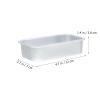 Kichvoe 4.7 * 2.7Inch Baking Pan Aluminum Alloy Bread Box Loaf Pan Set of 4, Loaf Pans Nonstick Baking Loaf Pan Meatloaf Cake Pan for Home Kitchen Restaurant Square Cake Pan Bread Pan view 4