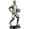 ABGRC Basketball Player Sculpture, Polyresin Art Sport Figurine for Home Office Decor, Creative Abstract Statue Ornament view 1