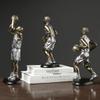 ABGRC Basketball Player Sculpture, Polyresin Art Sport Figurine for Home Office Decor, Creative Abstract Statue Ornament view 4