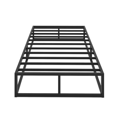 Bilily 10 Inch Twin Bed Frame with Steel Slat Support, Low Profile Twin Metal Platform Bed Frame Support Mattress Foundation, No Box Spring Needed/Easy Assembly/Noise Free
